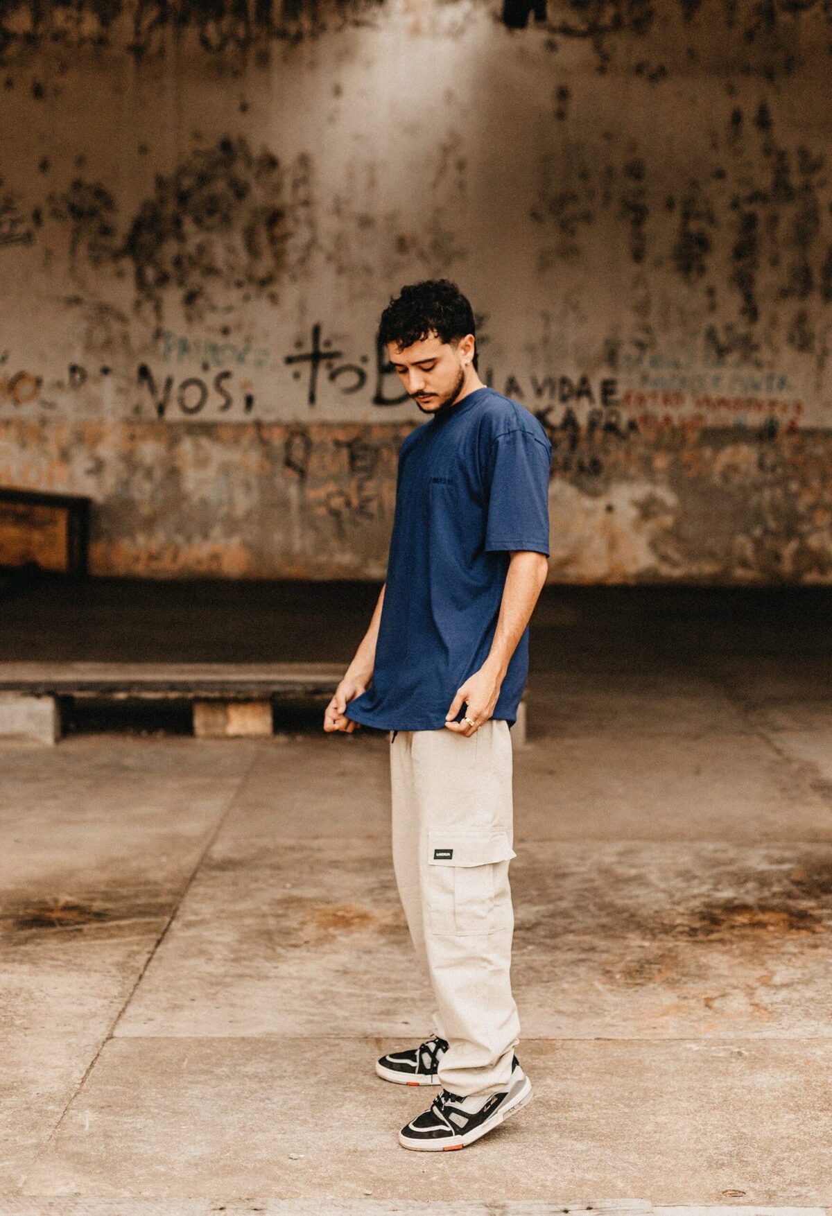 Camiseta Street (Tom Sobre Tom) – Navy - Imagem 2