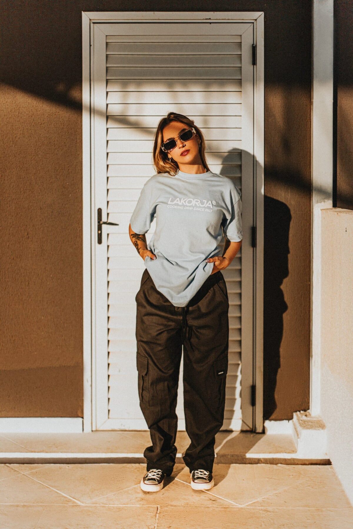 Camiseta Tubular Puff – powder blue - Imagem 5