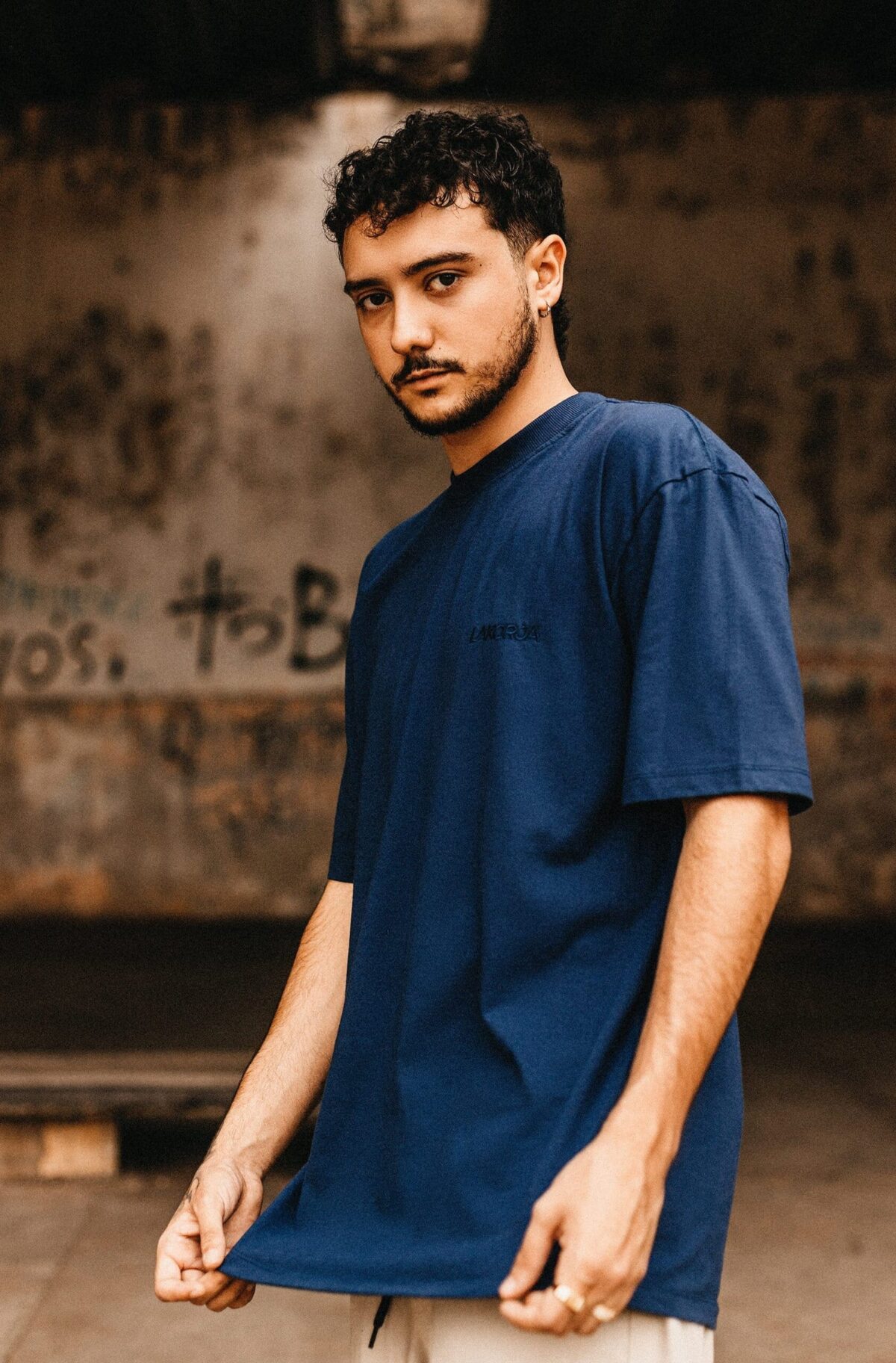 Camiseta Street (Tom Sobre Tom) – Navy - Imagem 3