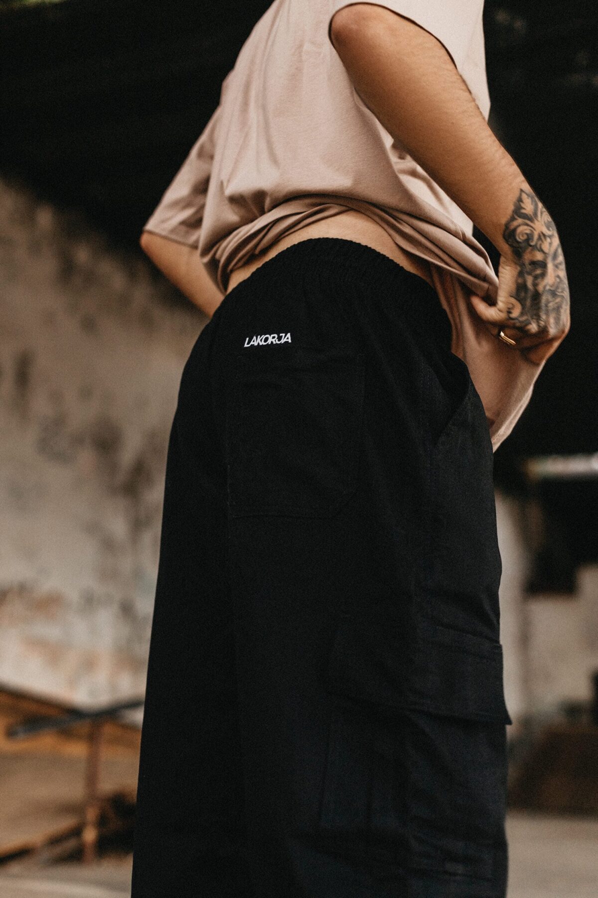 Calça Cargo Reta – Preta - Imagem 2