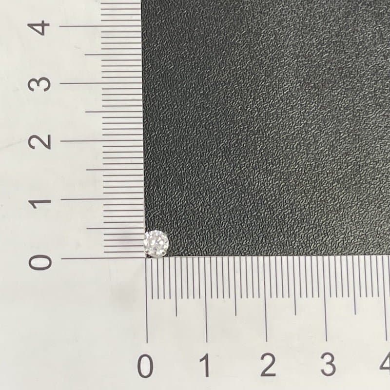 Brinco Pedra De Zircônia Circular (4mmX4mm) (Prata 925 Italiana) - Imagem 3