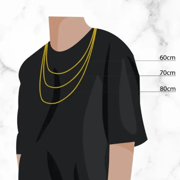 Escapulário Sagrado Coração + N.S Do Carmo Retrato com Textura 70cm Veneziana (Banho Ouro 24k) - Imagem 3